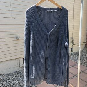American Apparel Cardigan (Slate) sz Large